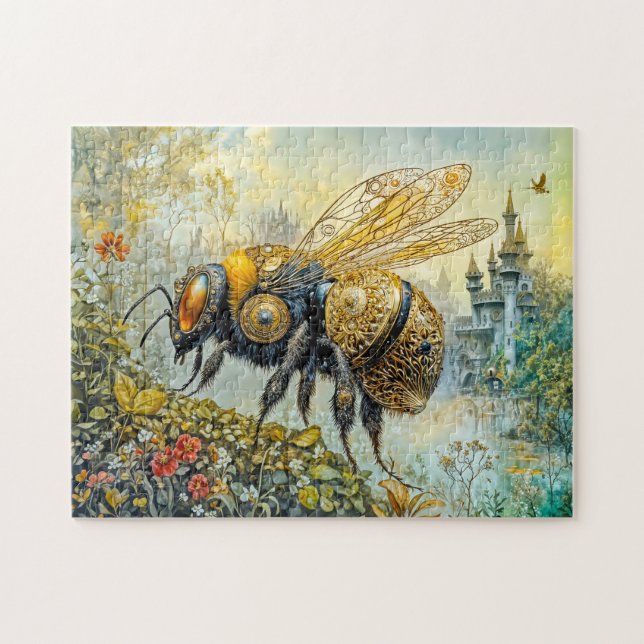 Steampunk-Blütenbiene (Horizontal)