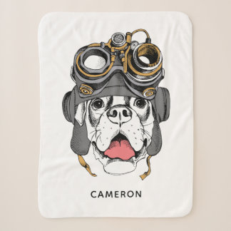 Steampunk Boxer | addieren Ihren Namen Sherpadecke