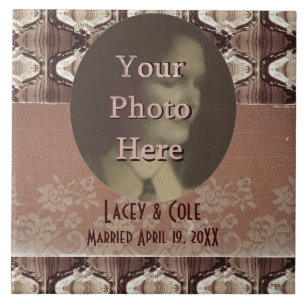 Steampunk Brass & Lace Fliese