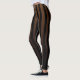 Steampunk Brown Black Stripes Leggings (Links)