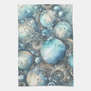 Steampunk Bubbles Küche Handtuch
