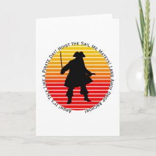 Steampunk Buccaneers sprechen wie ein Piratentag A Karte