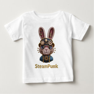 STEAMPUNK BUNNY BABY T-SHIRT