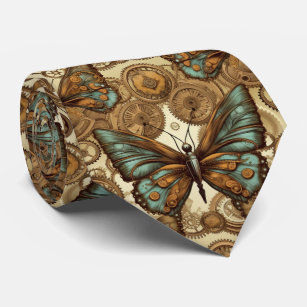 Steampunk Butterfly Krawatte - Men's Neck Tie