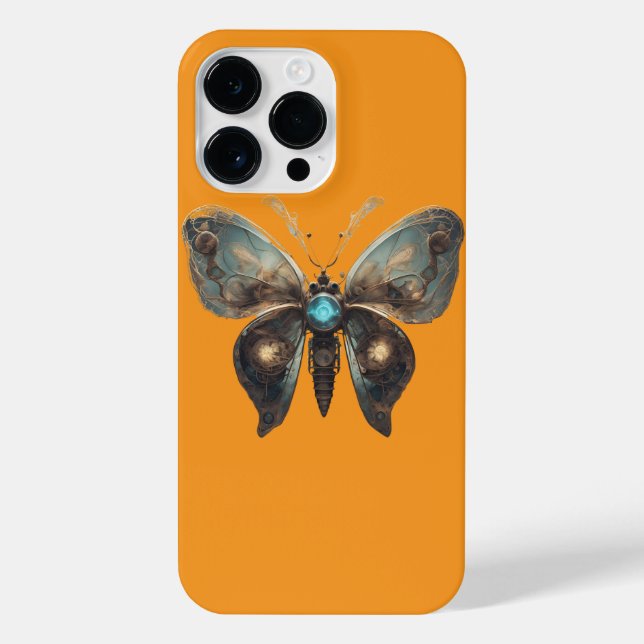 Steampunk Butterfly Shirt  iPhone 14 Pro Max Hülle (Rückseite)