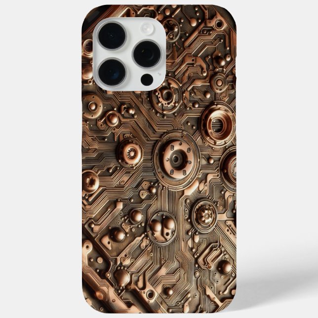 Steampunk-Camouflage, Camouflage Case-Mate iPhone Hülle (Rückseite)