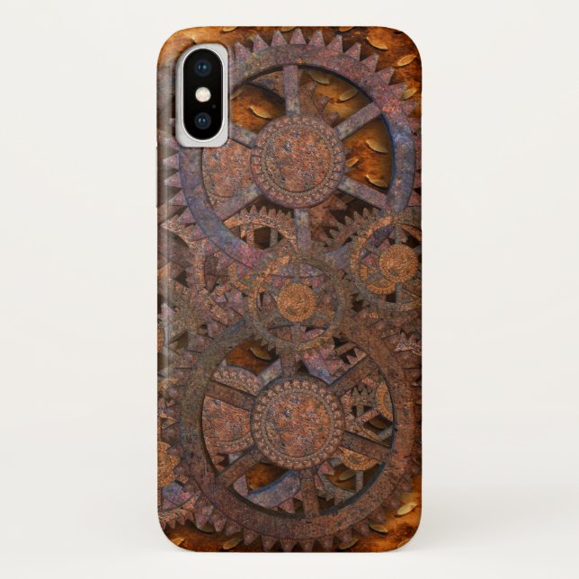 Steampunk Case-Mate iPhone Hülle (Rückseite)