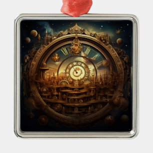 Steampunk Celestial Ornament Aus Metall