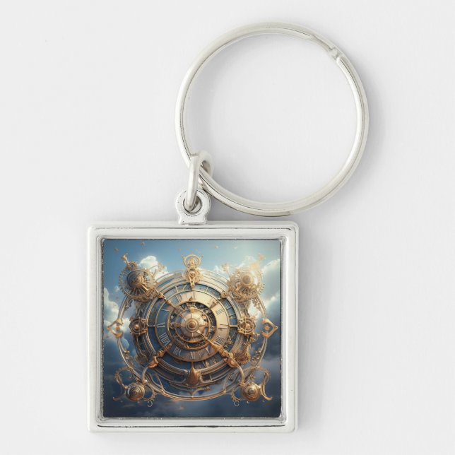 Steampunk Celestial Schlüsselanhänger (Vorne)