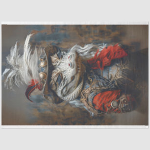 Steampunk Charming Alligator Decoupage Seidenpapier