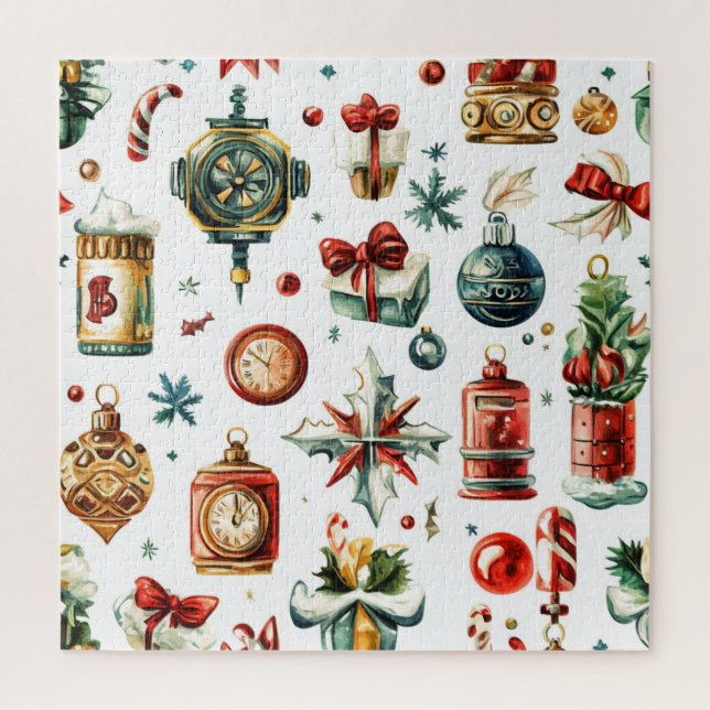 Steampunk Christmas Puzzle (Vertical)