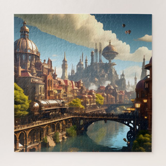 Steampunk City Waterside (Vertikal)