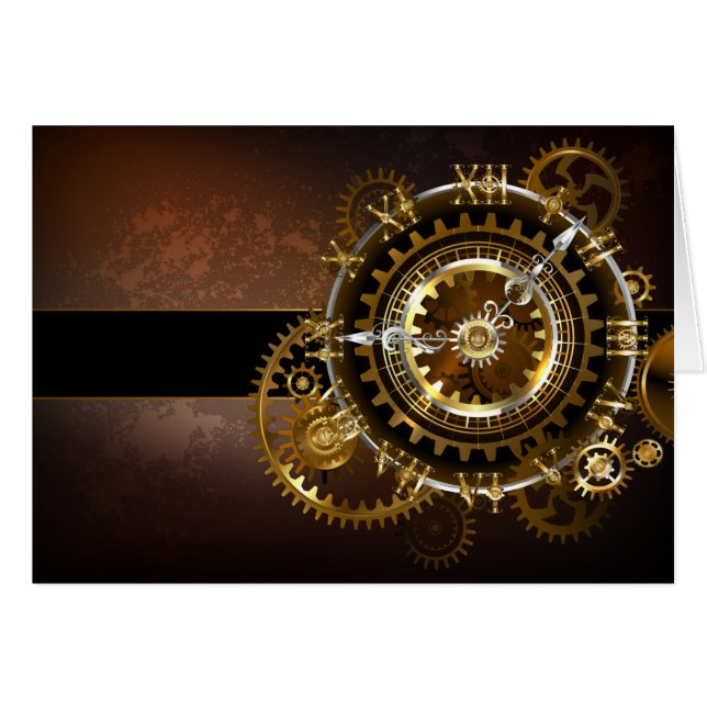 Steampunk clock (Vorderseite (Horizontal))