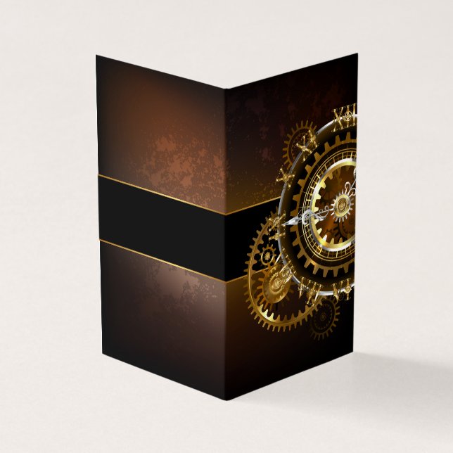 Steampunk clock (Vorderseite)
