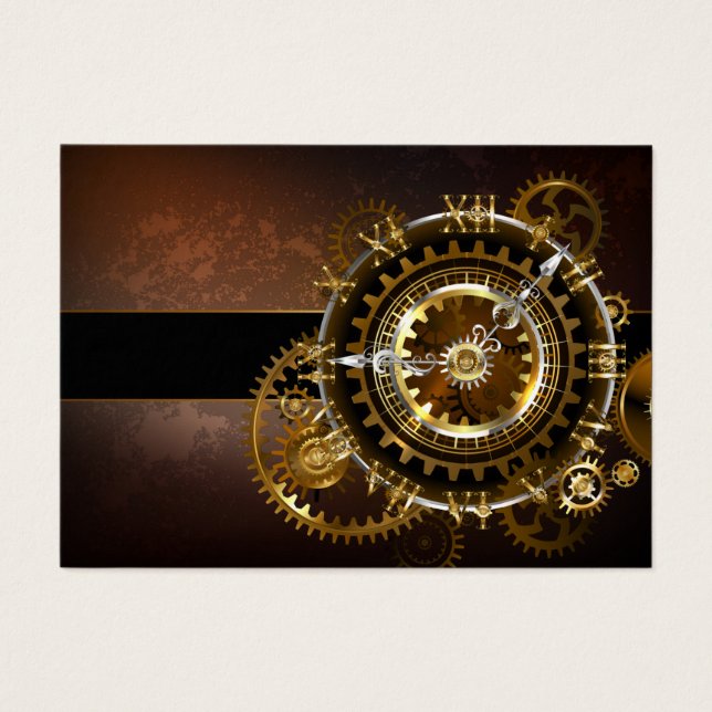 Steampunk clock (Vorderseite)