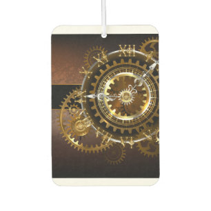 Steampunk clock autolufterfrischer