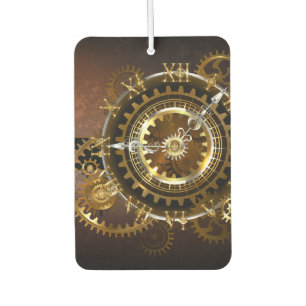 Steampunk clock autolufterfrischer