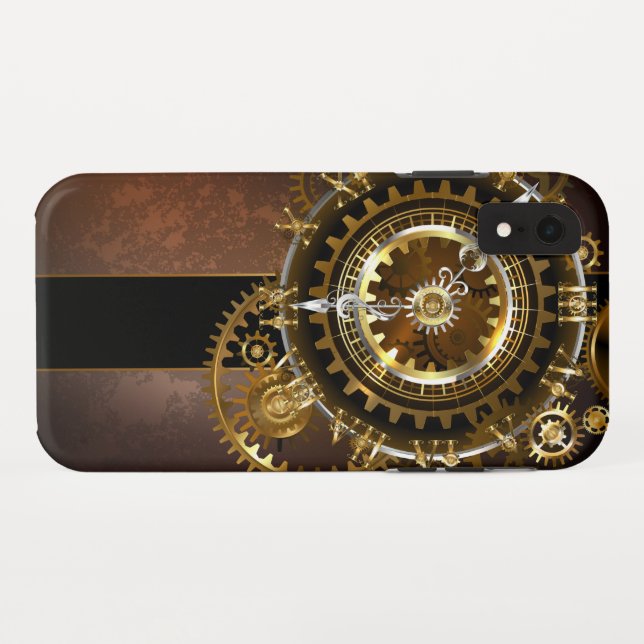 Steampunk clock Case-Mate iPhone hülle (Rückseite (Horizontal))