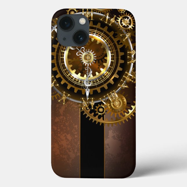 Steampunk clock Case-Mate iPhone hülle (Rückseite)