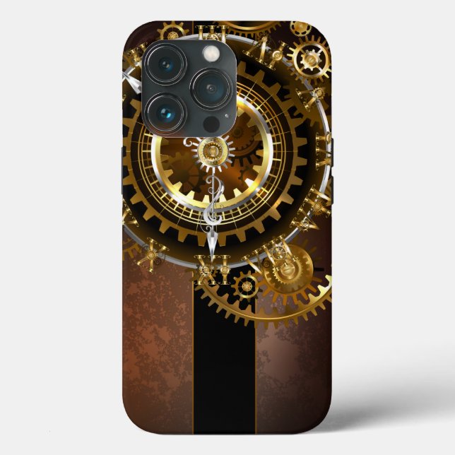 Steampunk clock Case-Mate iPhone hülle (Rückseite)
