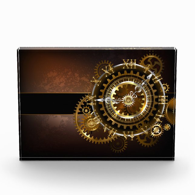 Steampunk clock fotoblock (Vorderseite)