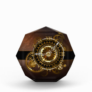 Steampunk clock fotoblock
