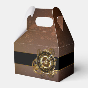 Steampunk clock geschenkschachtel