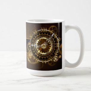 Steampunk clock kaffeetasse