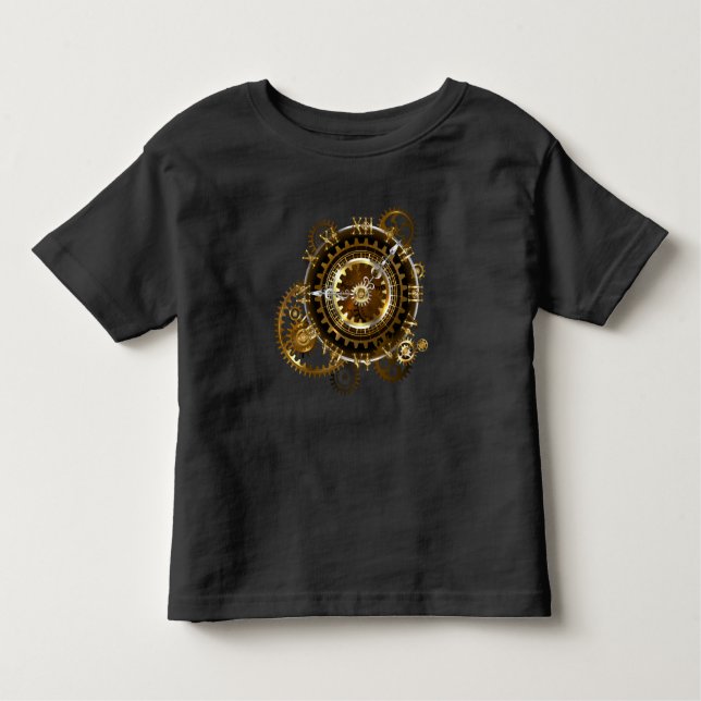Steampunk clock kleinkind t-shirt (Vorderseite)