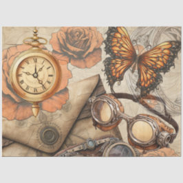 Steampunk Clock | Monarch | VIKTORIANISCH | Brille Seidenpapier