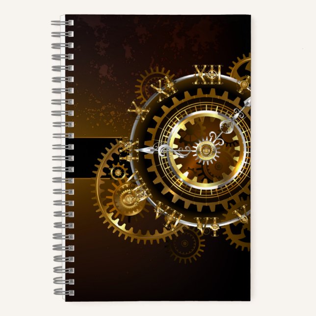 Steampunk clock notizbuch (Vorderseite)