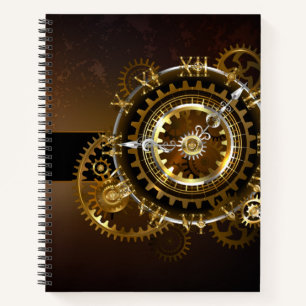 Steampunk clock notizbuch