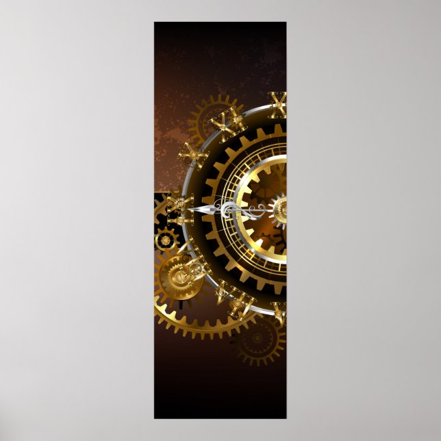 Steampunk clock poster (Vorne)
