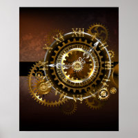 Steampunk clock