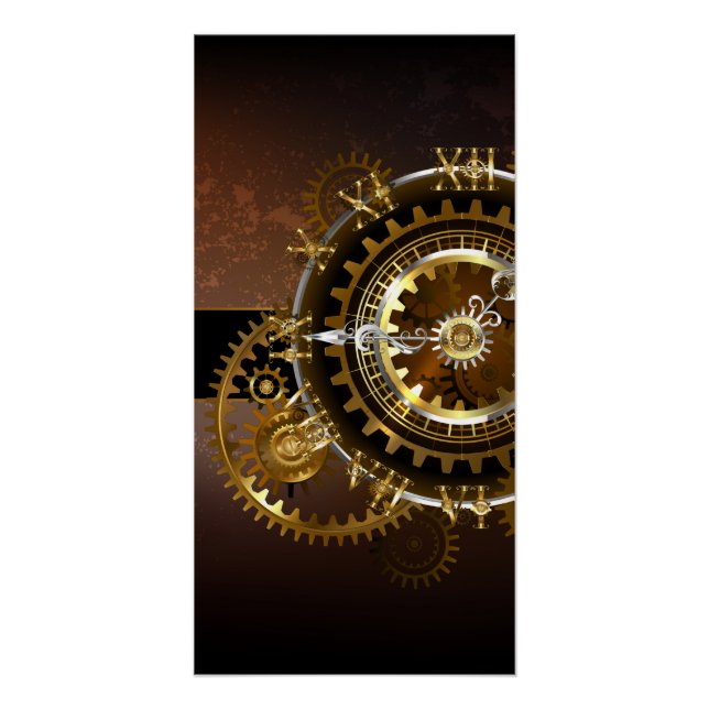 Steampunk clock poster (Vorderseite)
