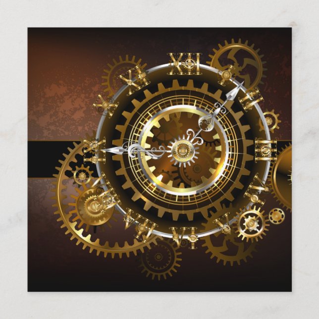 Steampunk clock programm (Vorderseite)