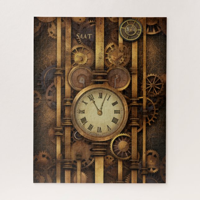Steampunk Clock Puzzle (Vertikal)