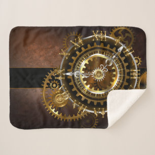 Steampunk clock sherpadecke