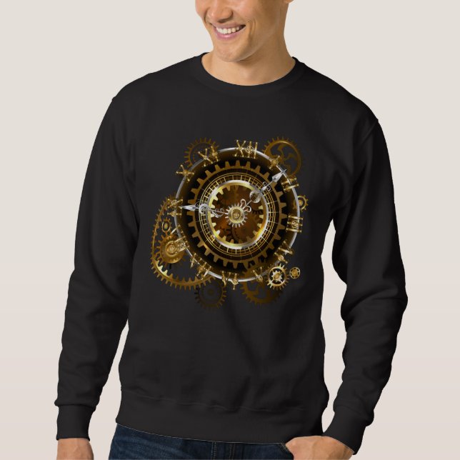 Steampunk clock sweatshirt (Vorderseite)