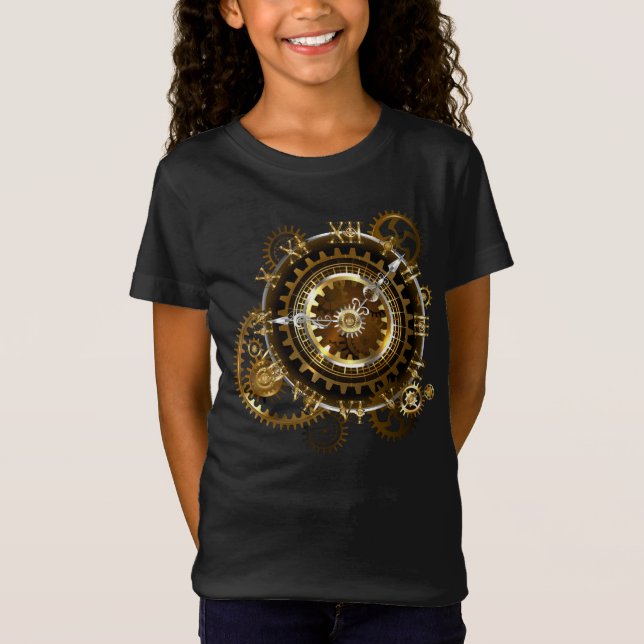 Steampunk clock T-Shirt (Vorderseite)
