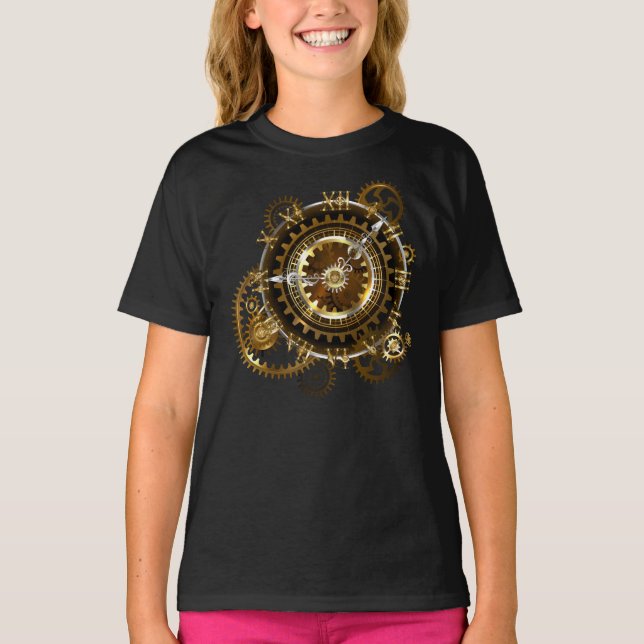 Steampunk clock T-Shirt (Vorderseite)