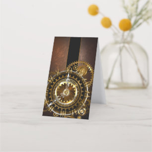 Steampunk clock terminkarte