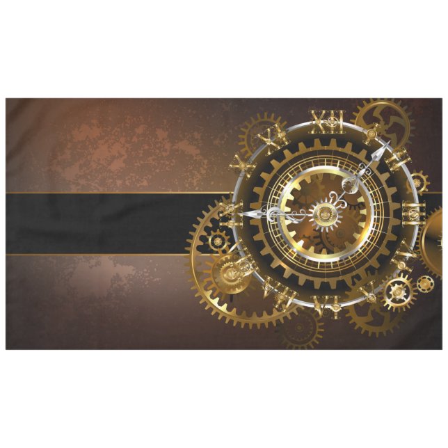 Steampunk clock tischdecke (Vorderseite (Horizontal))