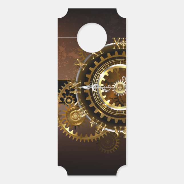 Steampunk clock türanhänger (Vorderseite)