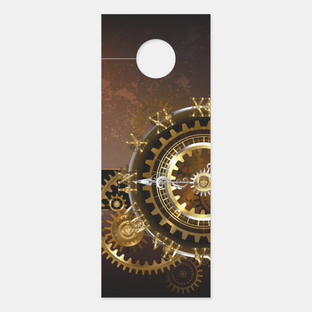 Steampunk clock türanhänger (Vorderseite)