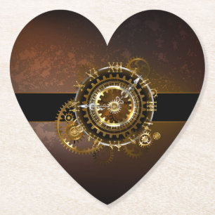 Steampunk clock untersetzer