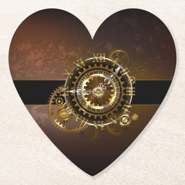 Steampunk clock untersetzer (Vorderseite)