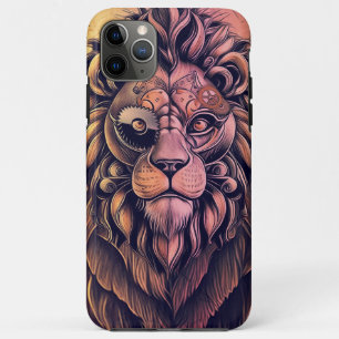 Steampunk Color Gradient Rustikale Lion Case-Mate iPhone Hülle