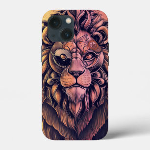 Steampunk Color Gradient Rustikale Lion Case-Mate iPhone Hülle