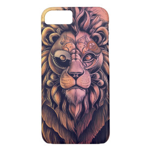 Steampunk Color Gradient Rustikale Lion Case-Mate iPhone Hülle